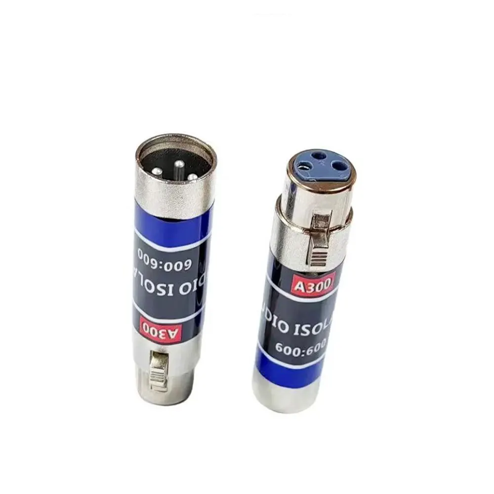 Beatific Professional A300 600:600 XLR Ground Loop Isolator, Audio Hum Buzz Noise Eliminator for Stage PA Studio Mic Amplifier