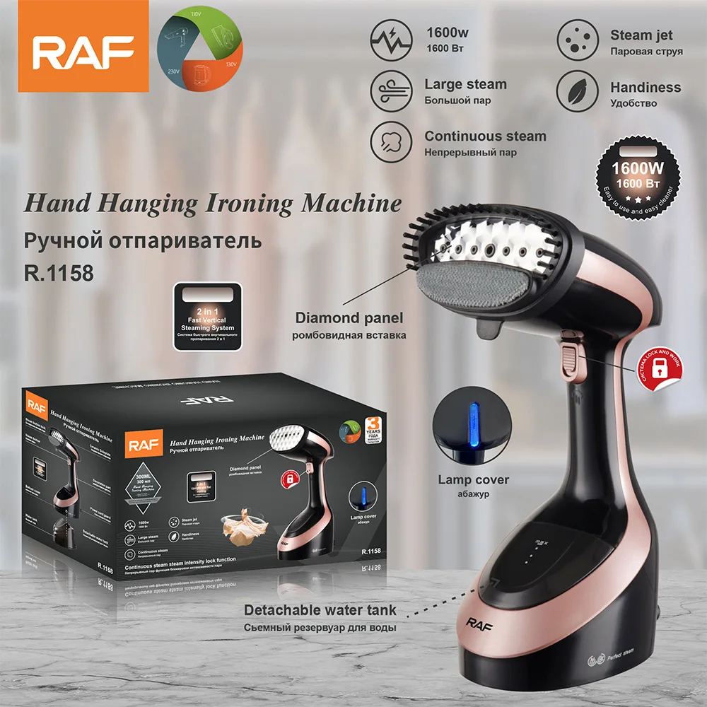 

RAF Portable Hand-held Hanging Ironing Machine Overheating Protection Electric Steam Iron Ceramic