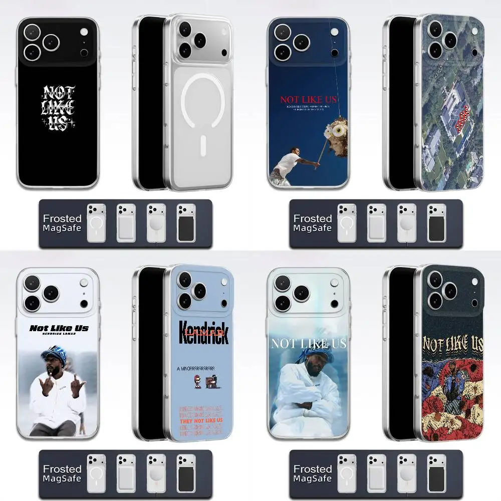 

K-Kendrick L-Lamar Not Like Us Phone Case For iPhone 17,16,15,14,13,12,11,Pro,Max,Plus,E,Air,Mini Magsafe Frosted Transparent