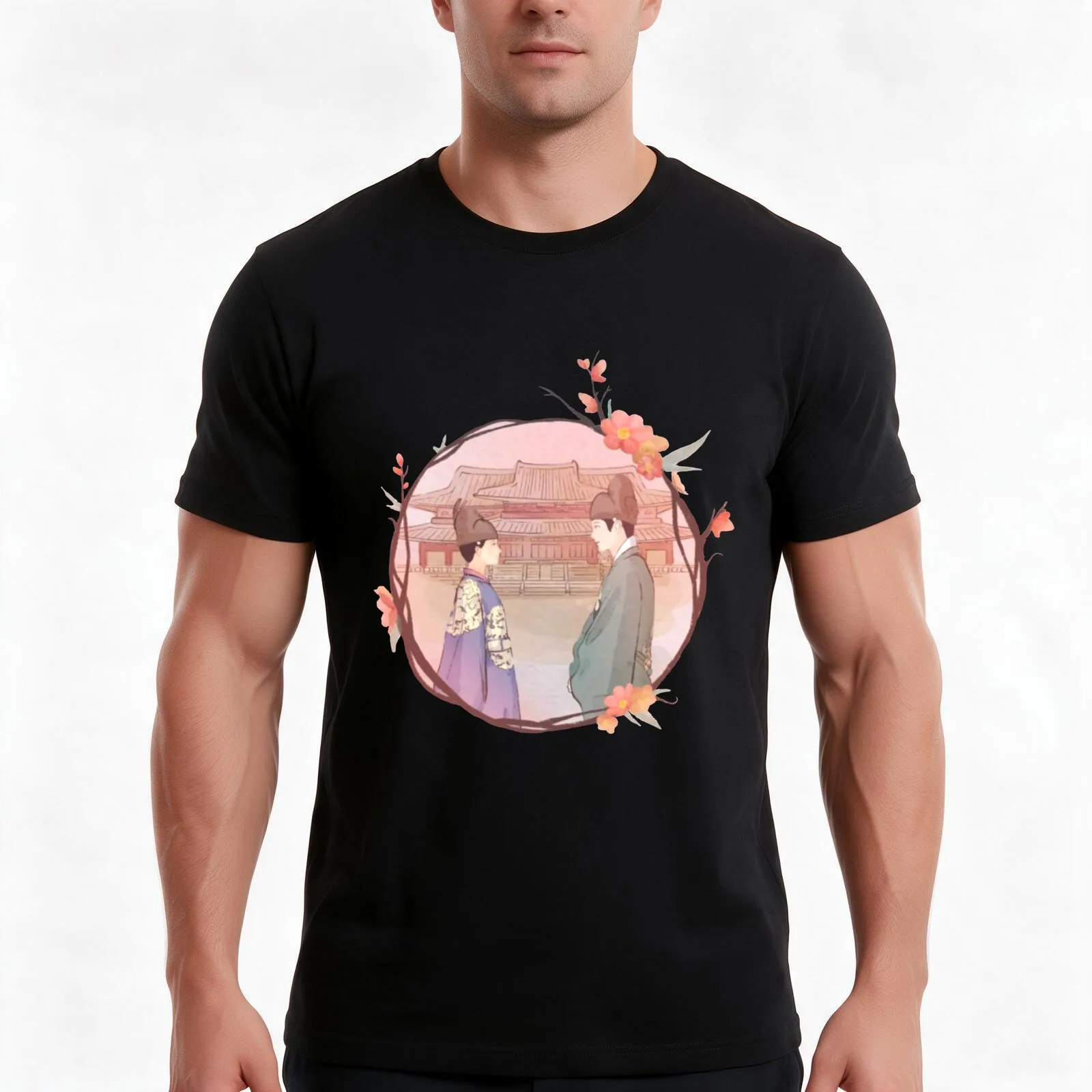 The King's Affection couple T-Shirt Summer Casual Cotton Tee Oversized Streetwear Tops Vintage Graphic Print 100% Cotton