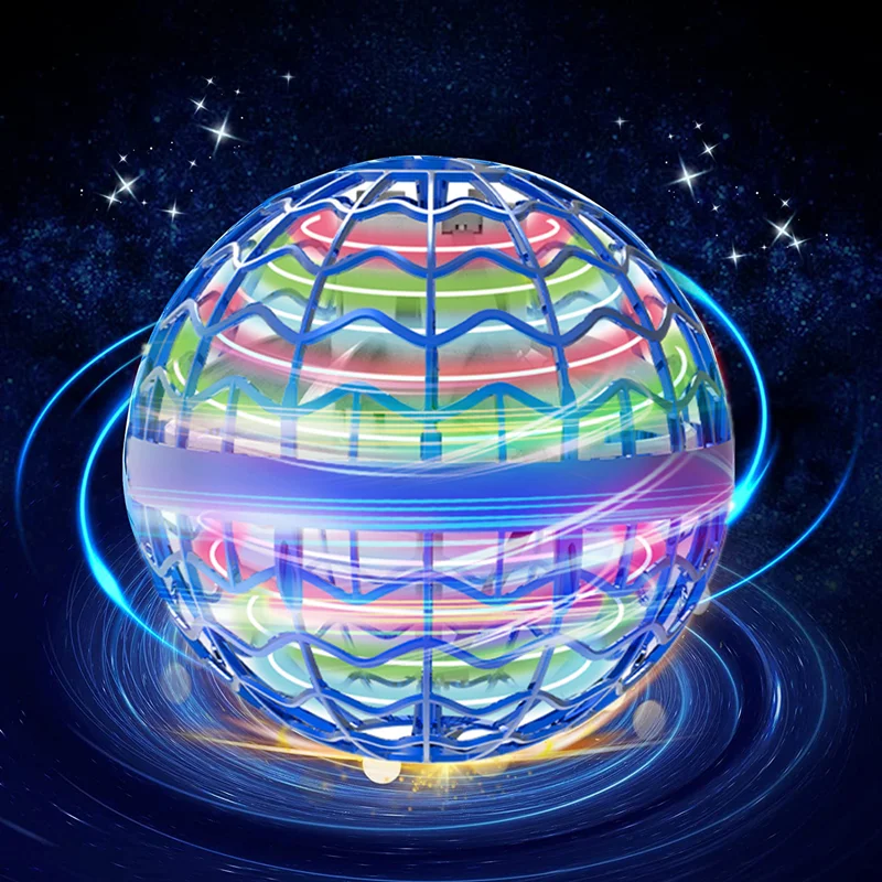 Original Product Fly Ball Hover Ball LED Light Rotating Fly Ball Toy Flying Drone Ball 2022 Indoor and Outdoor Children's Gift