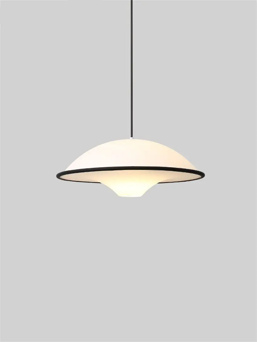 Denmark Space White Saucer Restaurant pendant lights Modern Wabi-sabi Style Designer Table Island hanging lights bedroom lamps