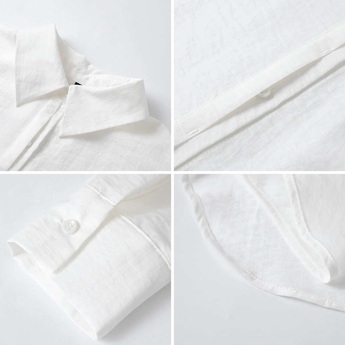 VIMLY White Shirt Women 2025 Spring Autumn Casual Long Drop Sleeve Loose Fit Button Up Shirts Blouse Ladies Elegant Top A0116