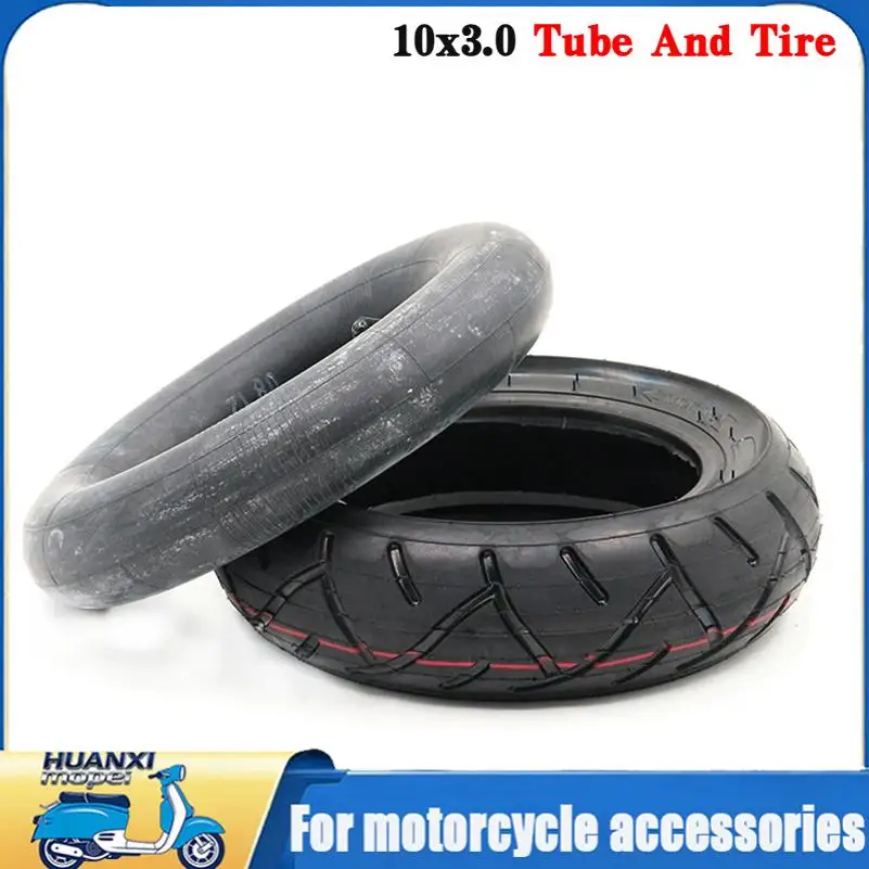 10x3.0 Tire Inner Outer Tube Designed For 10-Inch Wheel Kugoo M4 Pro/Zero 10x Scooter Off-Road Tires