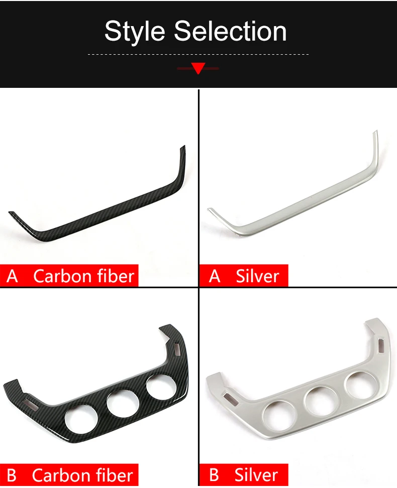 Für Toyota Corolla E210 2019 2020 2021 2022 2023 2024 2025 Hybrid ABS Auto Zentrale Steuerung Klimaanlage Vent Outlet Abdeckung – Detail 4
