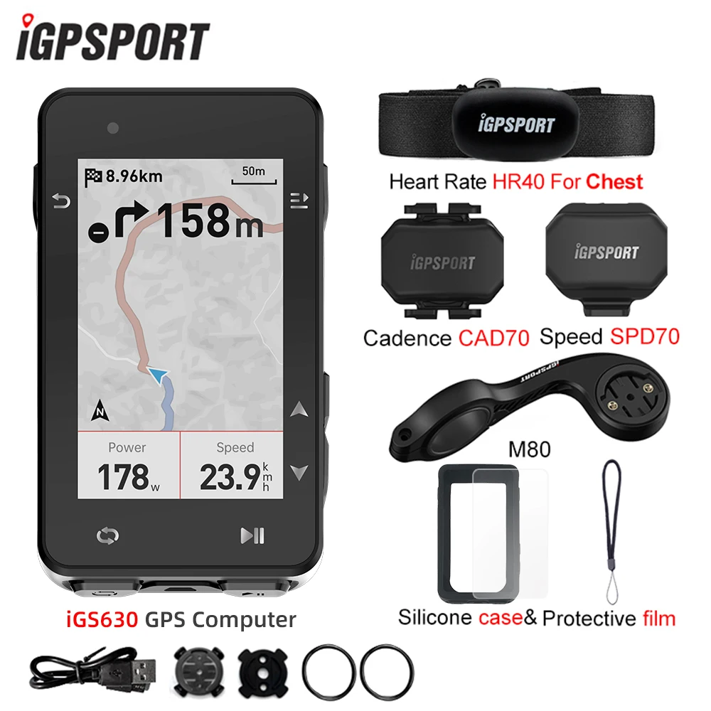 iGPSPORT iGS630 Bike GPS Computer Global Offline Map Navigation