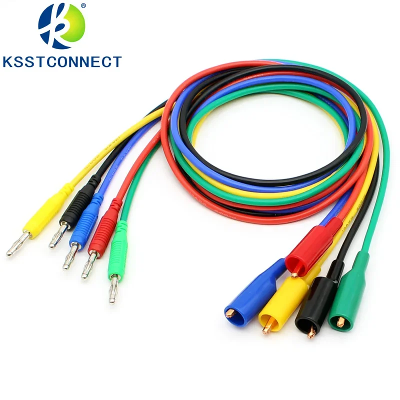 TL332 1M długość 13AWG 2.5 kwadratowy dostawca energii super miękki silikonowy manostatowy zacisk krokodylkowy