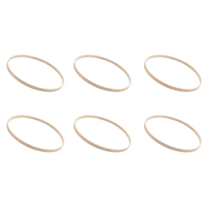 A69E6X Dream Bamboo Rings,Wooden Circle Round Catcher DIY Hoop For Flower Wreath House Plant Decor Hanging Basket 20.5Cm