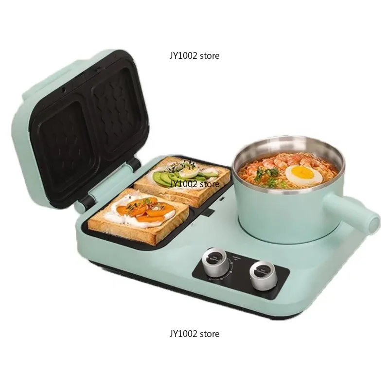 Multi-Functional Four-in-One Household Toaster Oven  Baking Sandwich Machine  Breakfast Making Machine