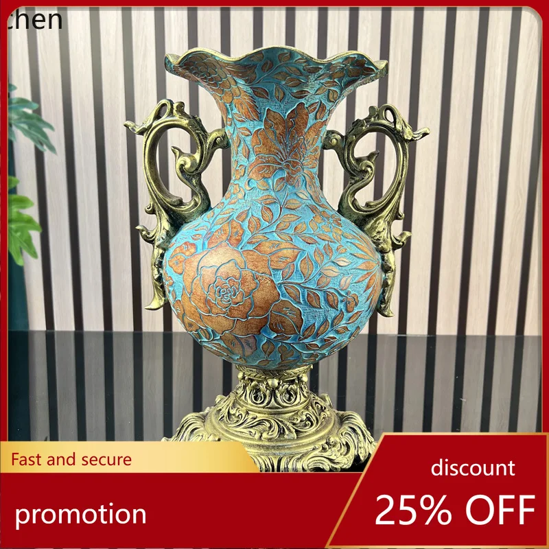 

HXL Milk Jug Vase Ornament for Living Room Flower Arrangement Luxurious Entryway Decoration