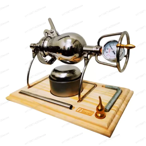 

Мини-аппарат для приготовления попкорна и воздушного риса с ручным приводом, из нержавеющей стали 304