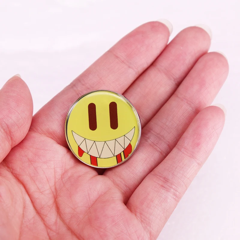 DRAMAtical Murder Enamel Pin Brooch Noiz Button Badge BL Game Anime Cosplay Jewelry Gifts for Friends view 4