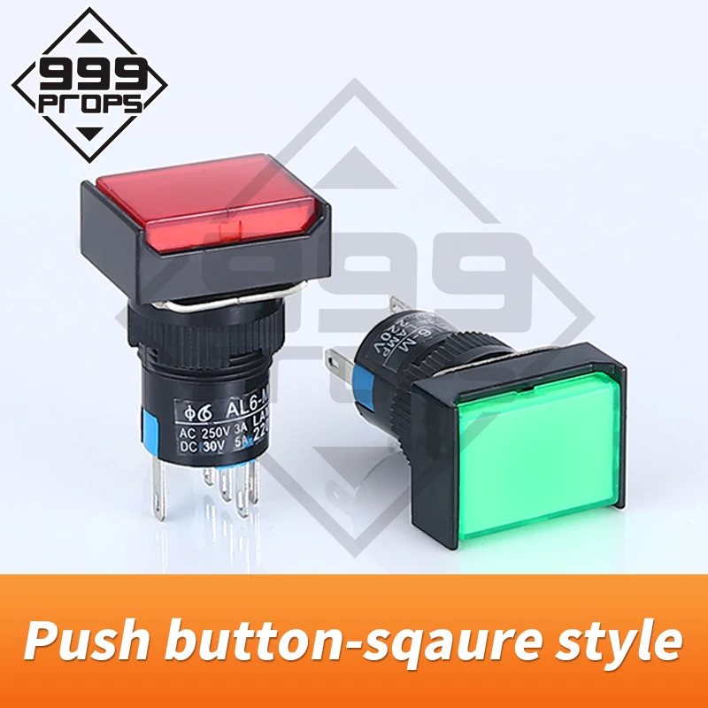 Escape Room Push button Square buttons press buttons in sequence to release 12V magnet lock escape the room buttons