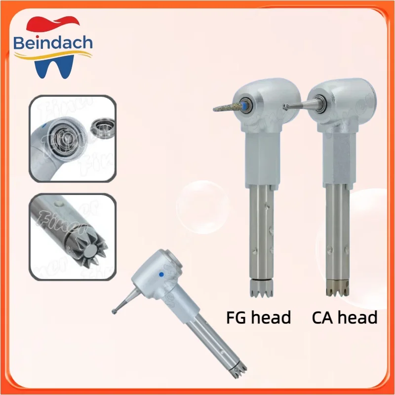 

1pc Dental Contra Angle Handpiece Head Against Angulo Head Push Button Inner Water Spray CA FG Dental Angle Head Fit KaVo