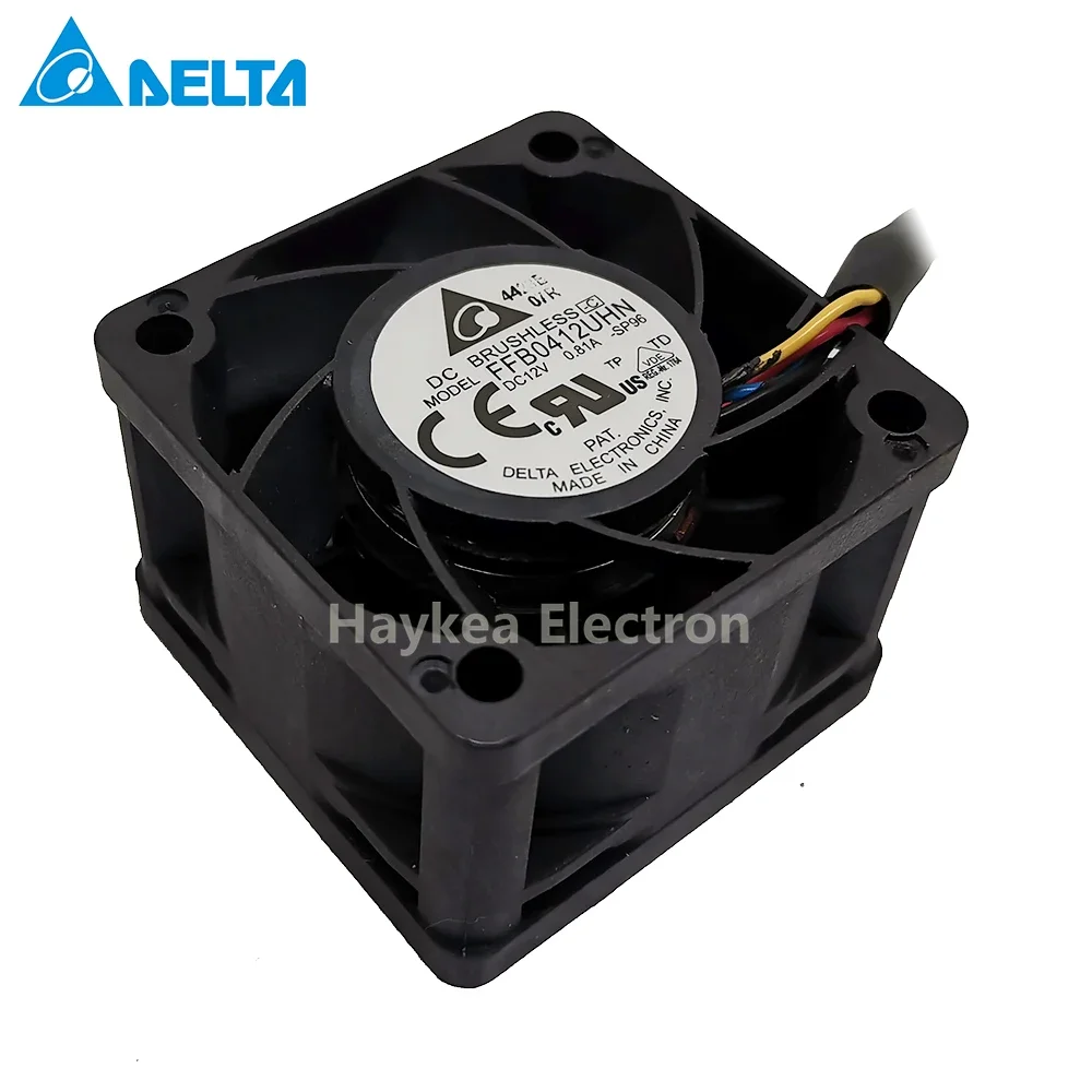 For Delta FFB0412UHN-SP96 pmw 4pin 12V 0.81A 4028 40MM 4CM 40 * 40 * 28 mm 1U 2U server fan Big power Cooling fan