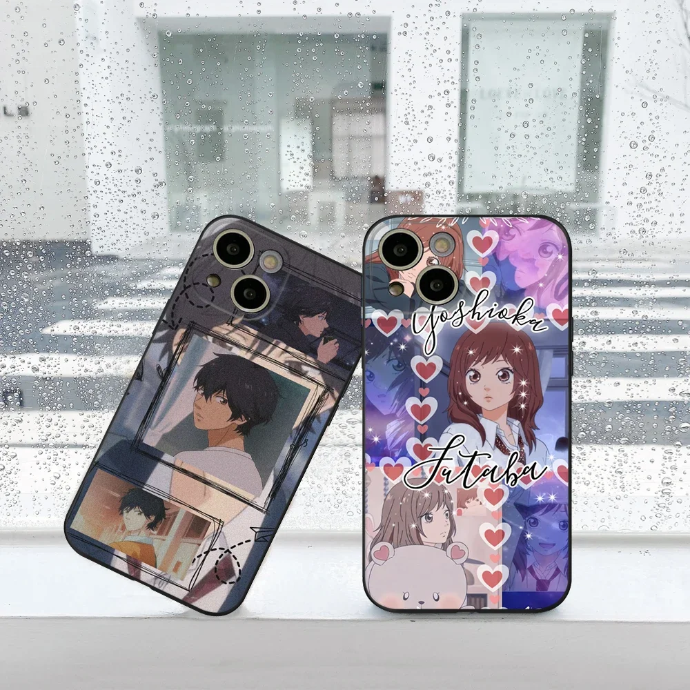 Funda de teléfono de Anime Ao Haru Ride para iPhone 14, 15, 11, 12, 13 Pro, mini pro, XS MAX, 8, 7, 14, 15 Plus, X, SE, 2020, XR, 13 pro max