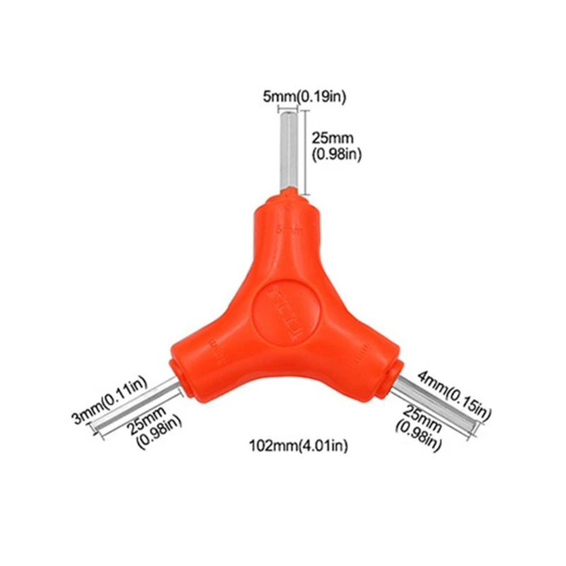 3 Way Hex Wrench 3 In 1 Y type Hex Allen Wrench Trigeminal Hex  Hand Tool