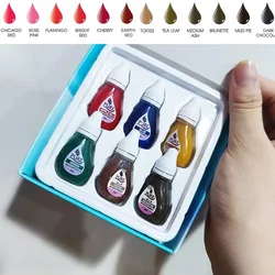 3ml Tattoo Inks Kit Professional Tattoo Supply 6Pcs Pigment Mixing Color Natural Plant Tattoo Ink Set Pigment Color Art Supplies