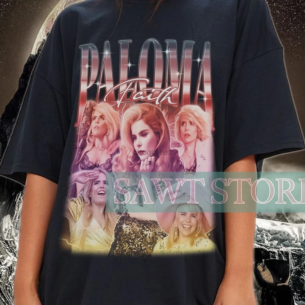 RETRO PALOMA FAITH Shirt Paloma Faith Vintage Shirt  Paloma Faith Homage Tshirt  Paloma Faith Fan Tees  Paloma Faith Retro 90s b