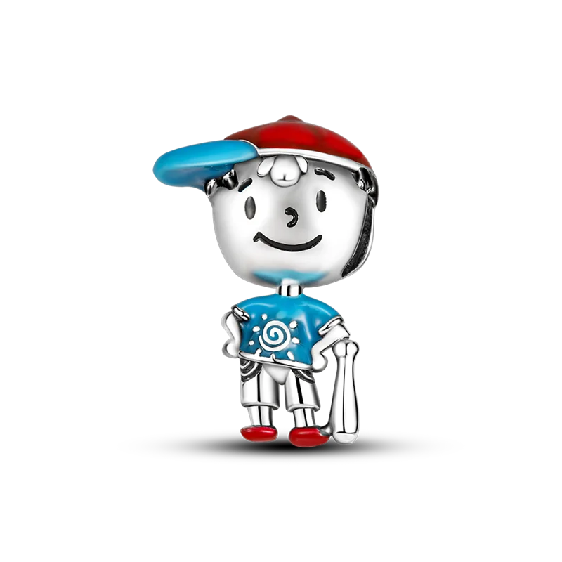 

Креативные бусины для бейсбола для мальчиков, оригинальные бусины из стерлингового серебра 925 пробы, подходят оригинальные подвески 925, браслет, бусины, ювелирные изделия, подарки для женщин