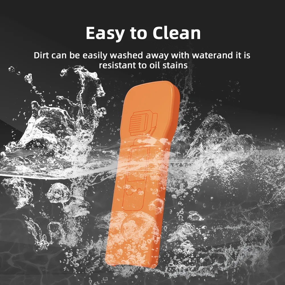 Flymile protetor capa de lente para dji osmo pocket 3 anti-risco absorção de choque capa gimbal câmera escudo protetor acessório