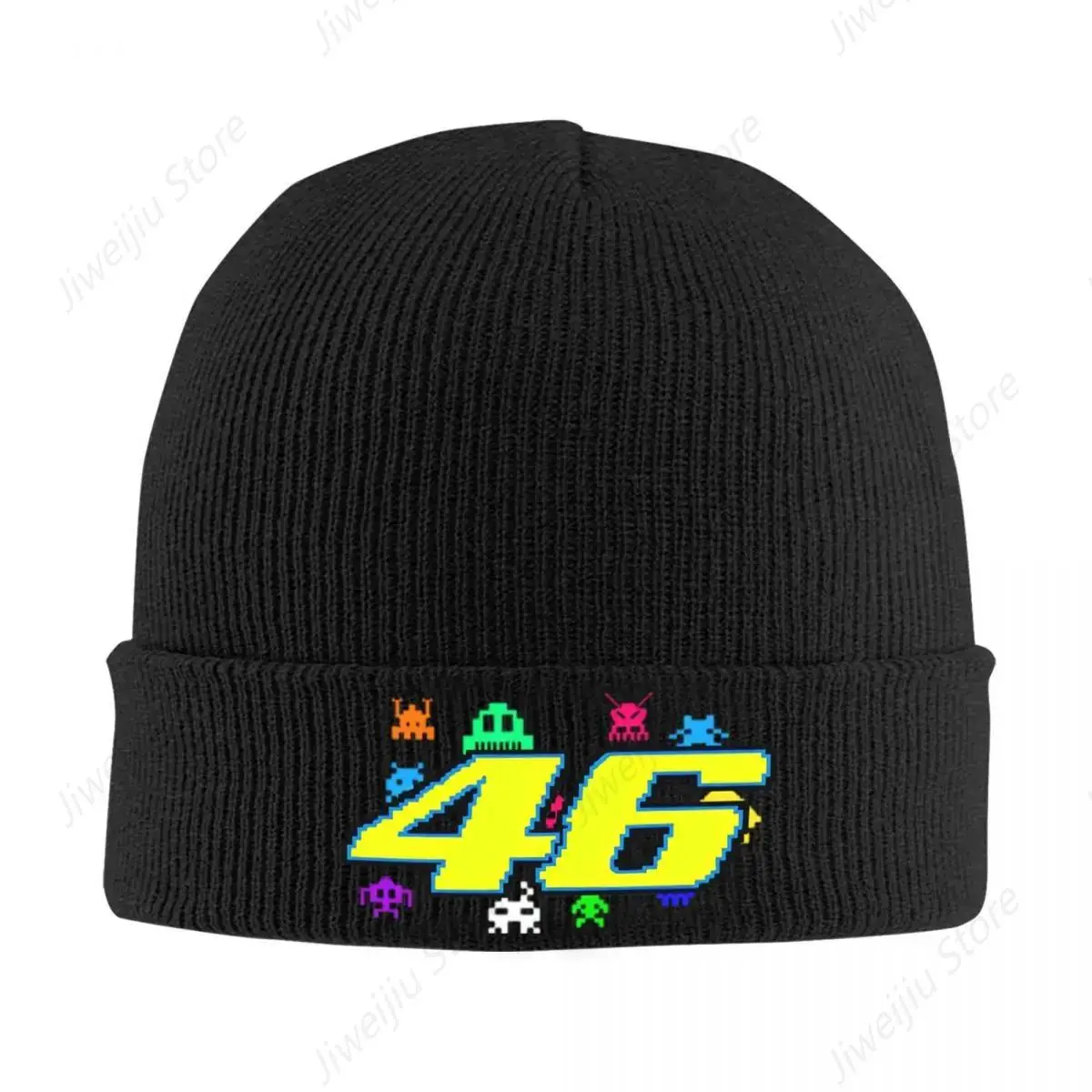 Moto-Gp Rossi-Speed Motorcycle Racing Knitted Hat Women's Men's Beanies Autumn Winter Hat Motocross Warm Melon Cap