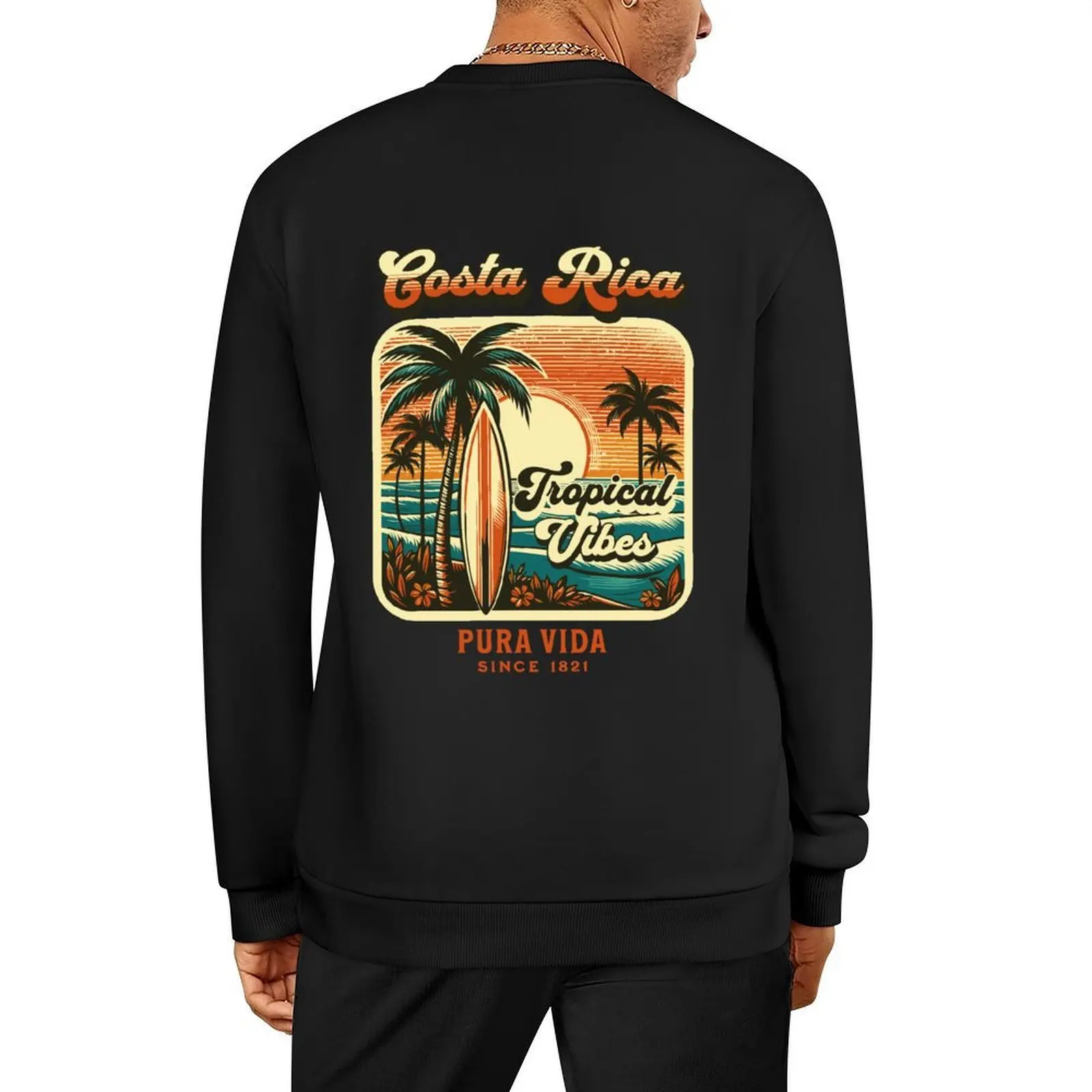 

Costa Rica Pura Vida Since 1821 Pullover autumn new products tracksuit korean style clothes aesthetic sweatshirts