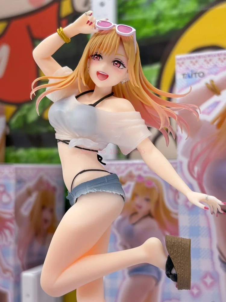 

Новинка в наличии, оригинальный купальник Taito Coreful Series My Dress-Up Darling Kitagawa Marin Ver. 1/12 Модель игрушки Коллекционные игрушки в подарок