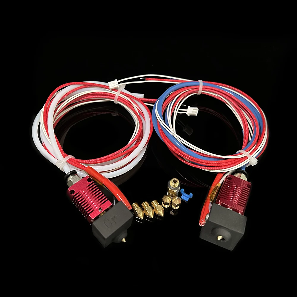 DB-3D 프린터 부품 MK8 압출기 핫 엔드 키트 Ender3 Ender3V2 CR10 Ender5 CR6SE 3D 프린터 용 0.4mm 노즐 1.75mm 필라멘트