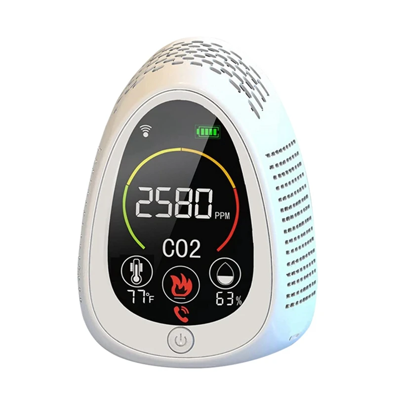 Alarma de humo de monóxido de carbono para exteriores, Detector antienvenenamiento para garaje, Camping, Wifi, Control remoto, alta calidad