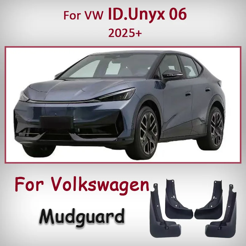 

Car Mudguards For VW Volkswagen ID.Unyx 06 2024 2025 2026 Wheel Fender Mud Guard Splash Guards Front Rear Mudflaps Accessories