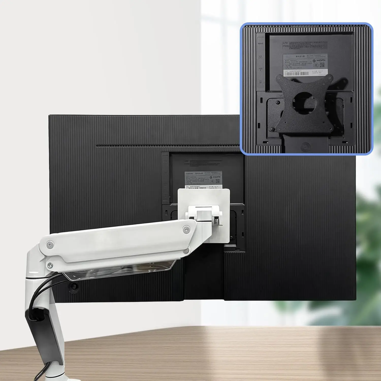 Brand New Wall Mount Adapter Bracket for Samsung Space Monitor is for SR75 SR75LS27R750 S27R750S32R750 S32R75Q