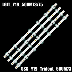 LED Backlight strip for Y19_Trident_50UM73_REV00  50UM7300 50UM7360 50UM7500 50UM7510 50UM7600 NC500DQG-VXHX3 EAV6459201