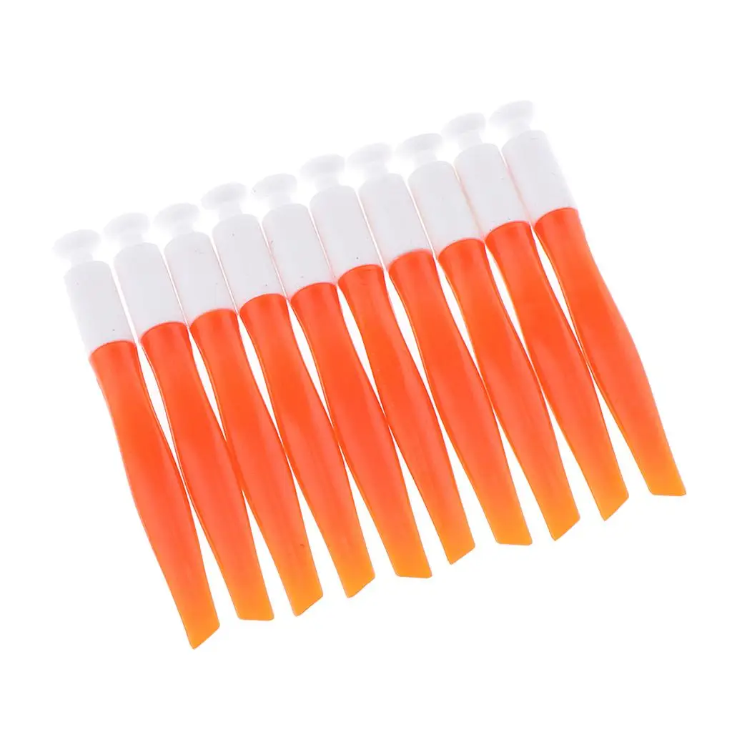 10 Pcs Portable -ended False Nail Tips Suction Cup Stick Nails Art Tools