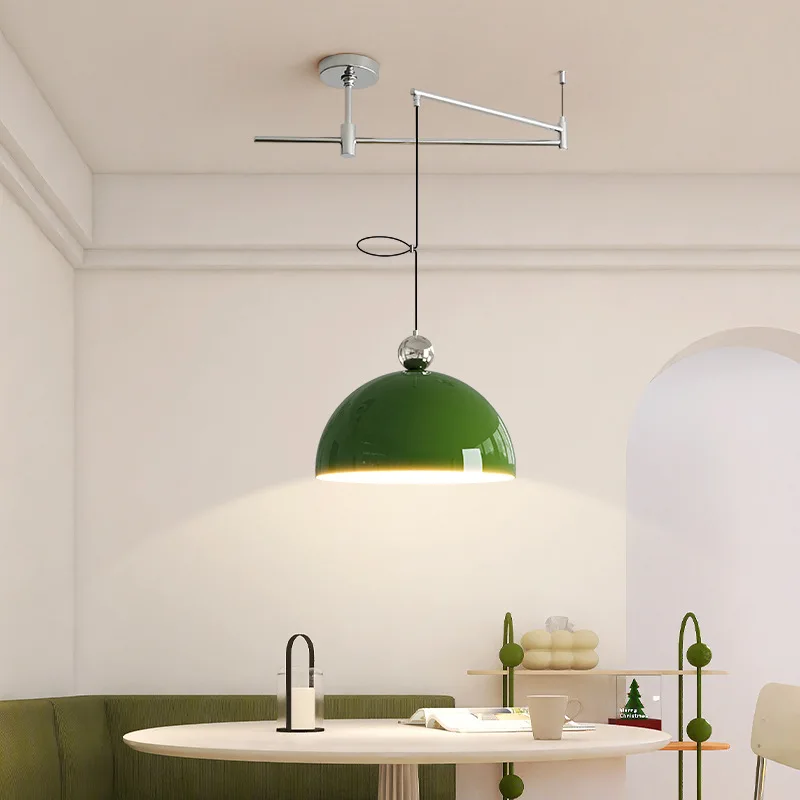 Modern Minimalist Dining Room Led Chandelier Home Decoration Shift Arm Dining Room Living Room Bedroom Three Color Light Fixture