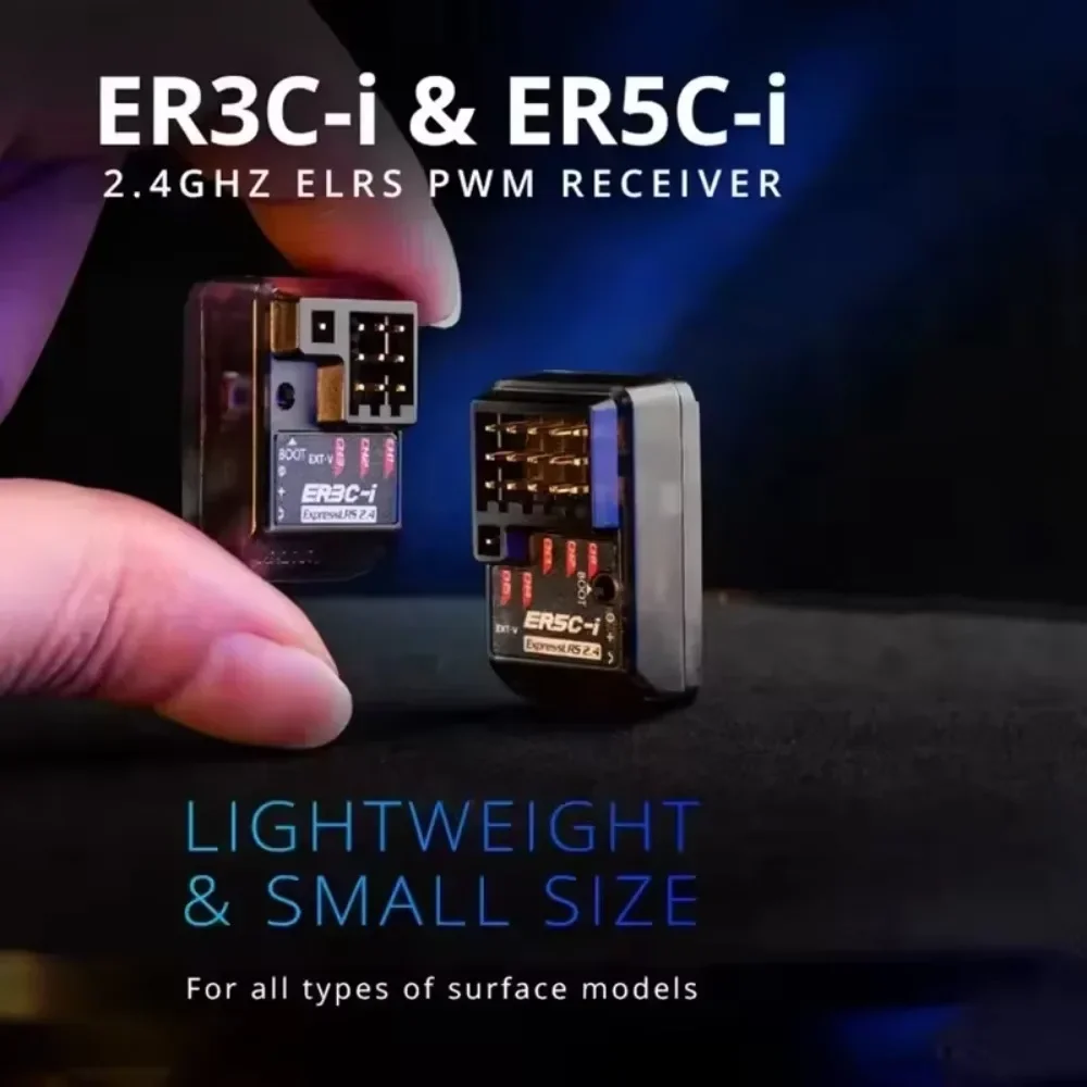 RadioMaster ER3Ci ER5Ci ELRS PWM Receiver 3CH 5CH Optional Module for RC Car Ship Model Remote Control DIY Spare Parts