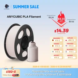 Anycubic PLA Filament 1.75mm 1kg/Roll for FDM 3D Printer Printing Plastic Consumables Material for Kobra 2 Neo Pro Max Plus