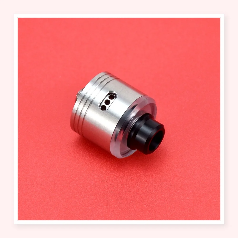 Wolfcoolvape Skyfall Style 22mm RDA Atomizer with Squonk BF Pin and 4 Extra AFC Inserts for DL & MTL Single Coil Vaping view 4