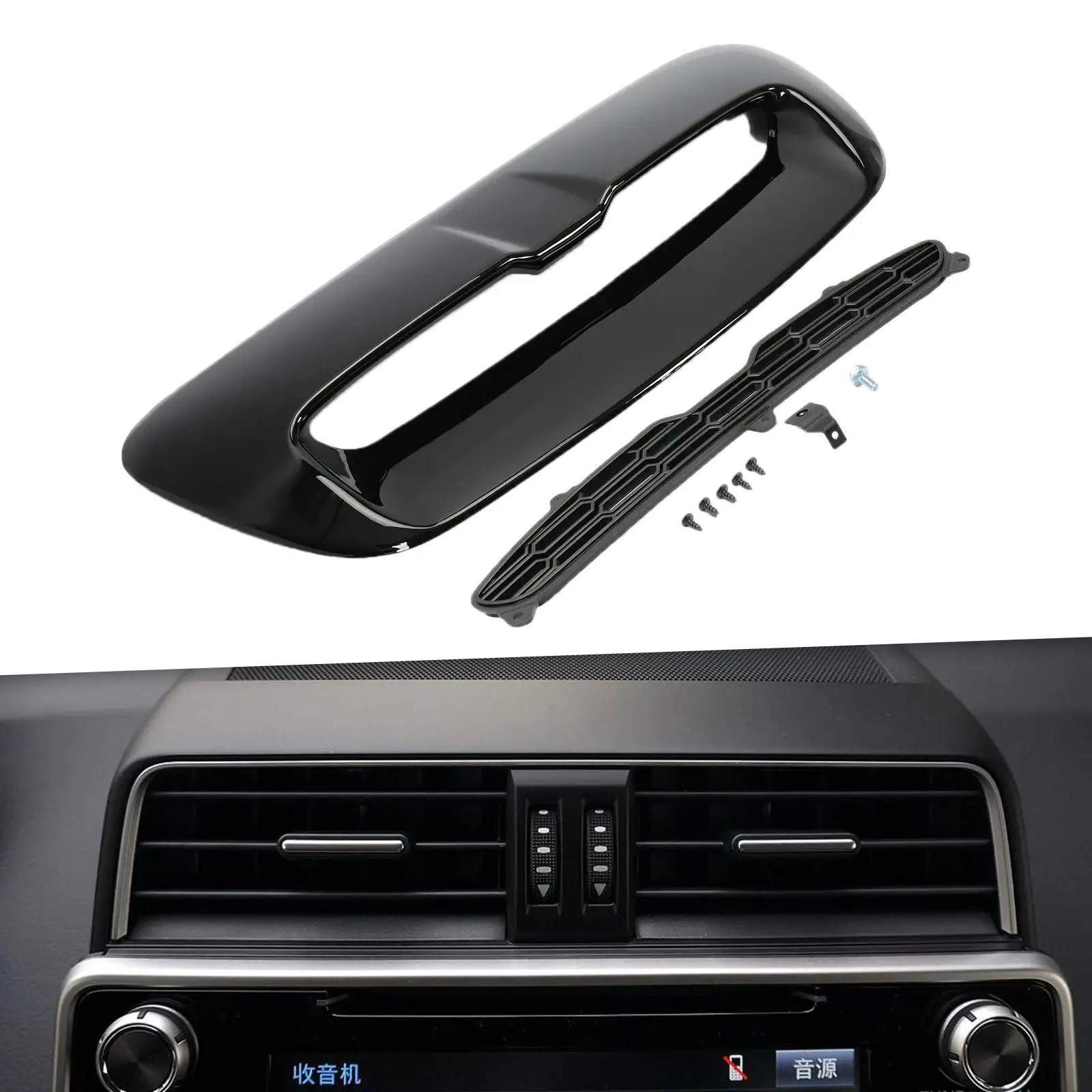 

Hood Scoop Air Vent Intake Grille Replace 51132756095 for BMW Mini Cooper S R55 R56 R57 R58 Car Accessories Easy to Install