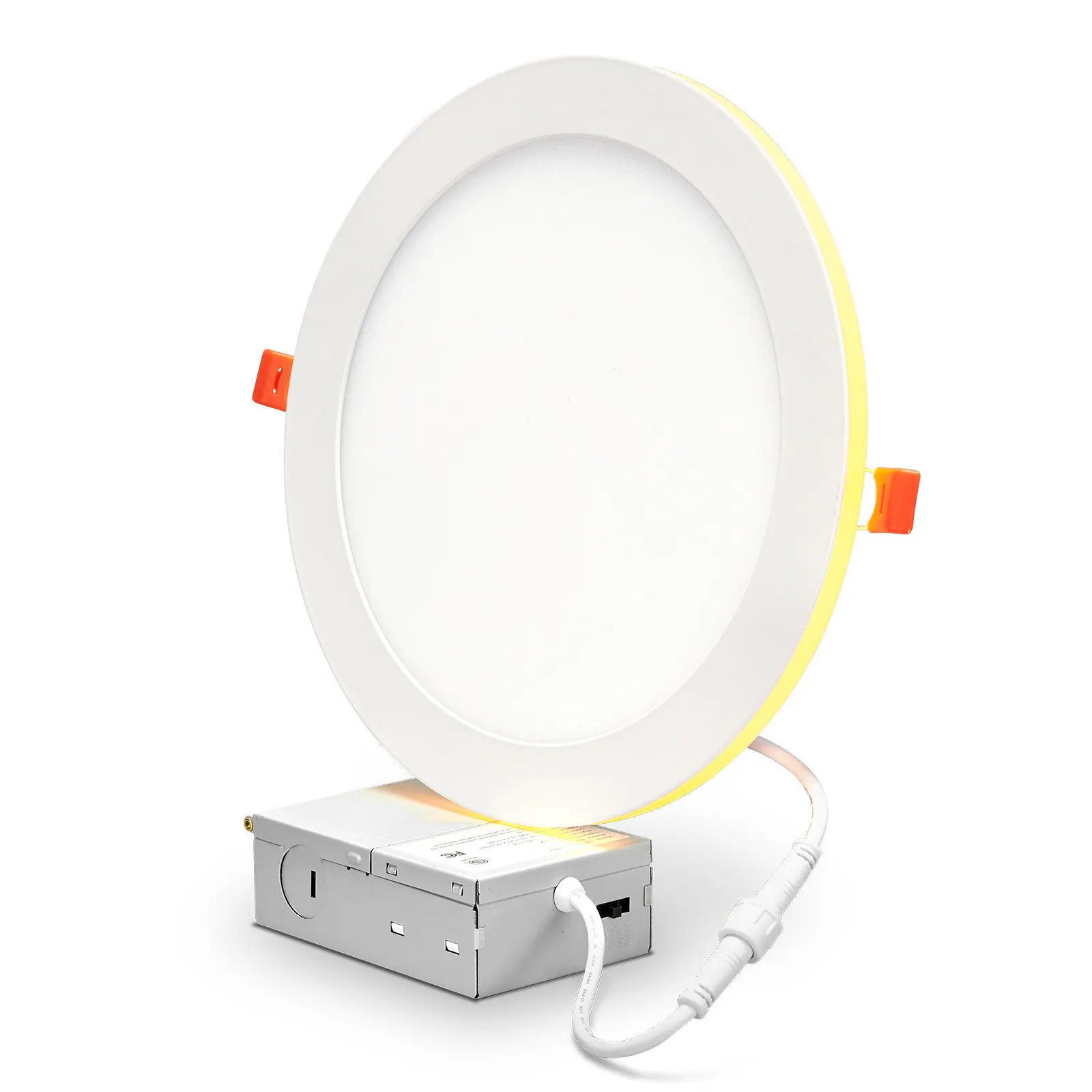 ETL Listed 8 Inch Commercial LED Downlight with Night Light Mode  5CCT 18W 1350LM Recessed Lighting for Office and Lobby