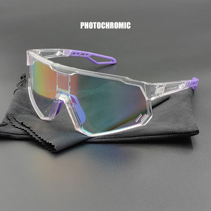 

2025 Photochromic Cycling Glasses Men Women Polarized Running Fishing Goggles Sports Bicycle Sunglasses MTB Bike Eyewear Cyclist