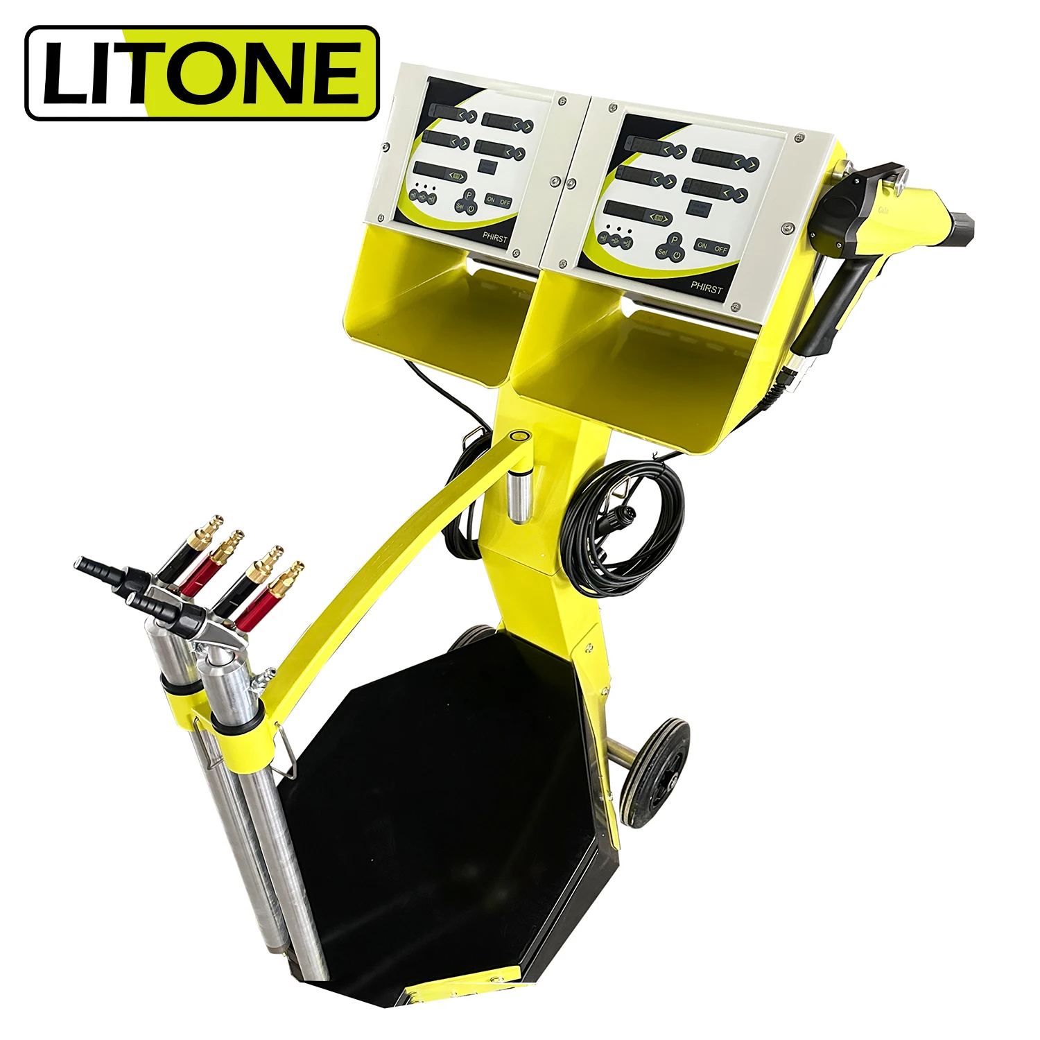 Litone-PHIRST B High Quality Intelligent Electrostatic Powder Coating Spraying Machine Including Metal Cabinet Equipment Package