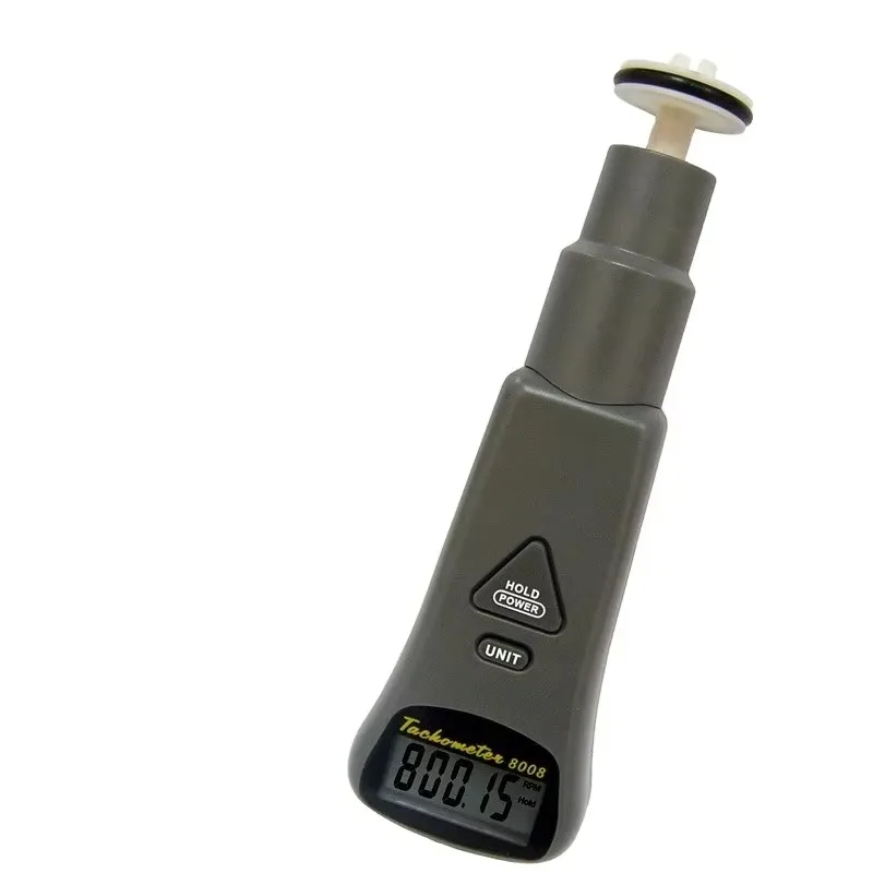 AZ8008 Digital Photoelectric Tachometer Contact & Non-contact Dual Mode Digital Speed Measuring Instrument