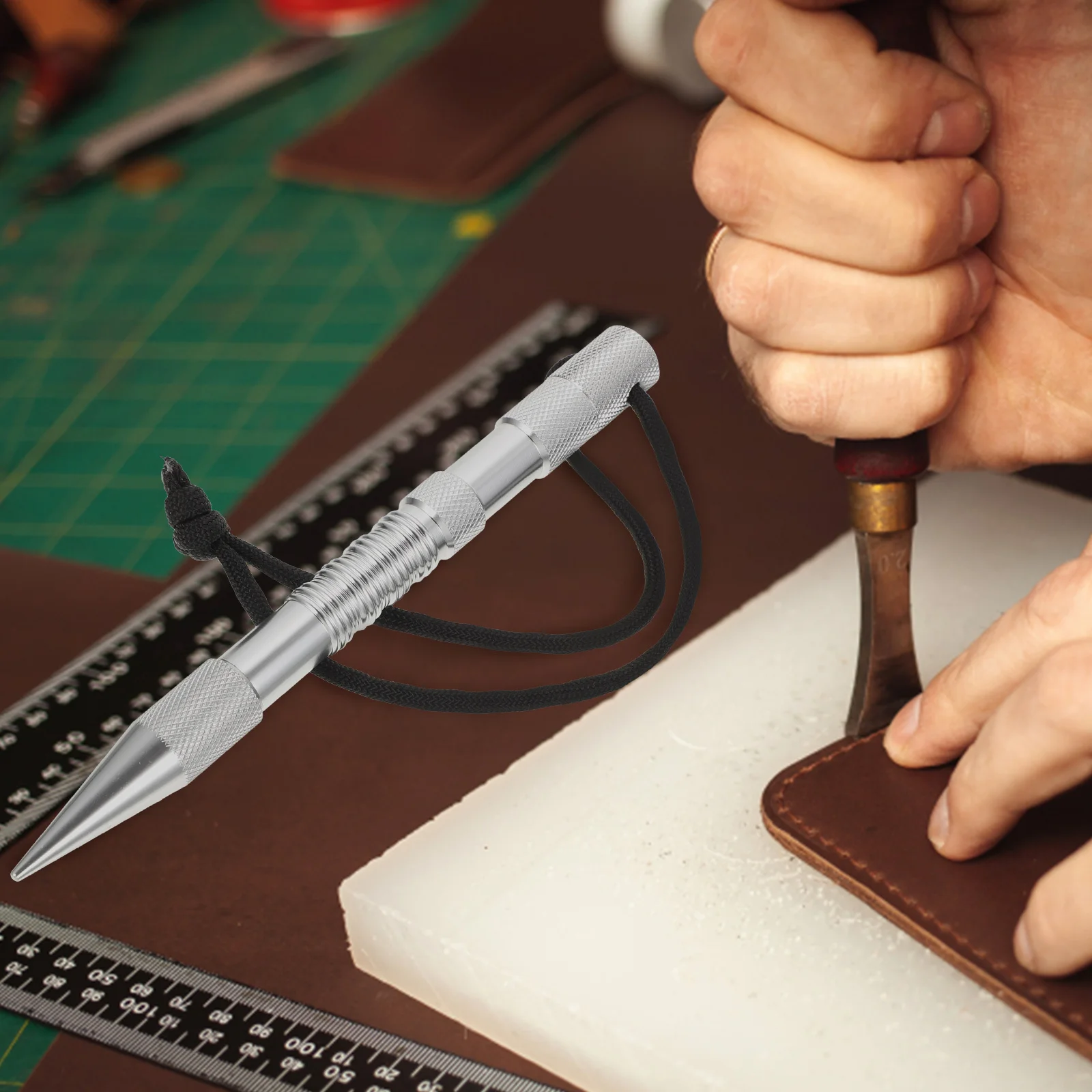 

1Set Professional Knitting Tool Set Bracelet Lace Needles Durable Metal Work Needle DIY Outdoor Weaving Tool Multi