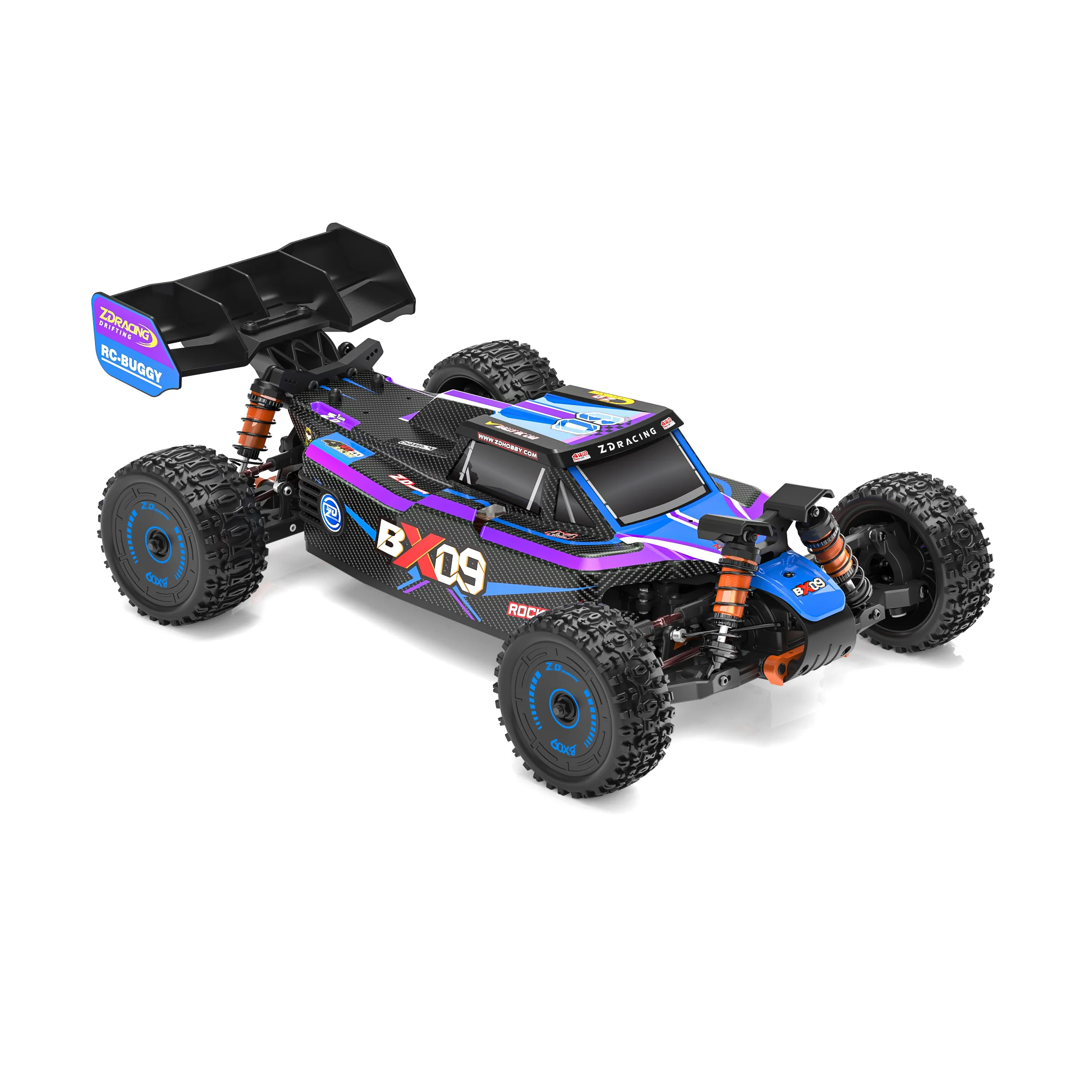 ZD BX09 High Speed RC Car Off Road Buggy 1/9 Scale 4WD Brushless Electric RTR Off Road Racing For Adult Hobby