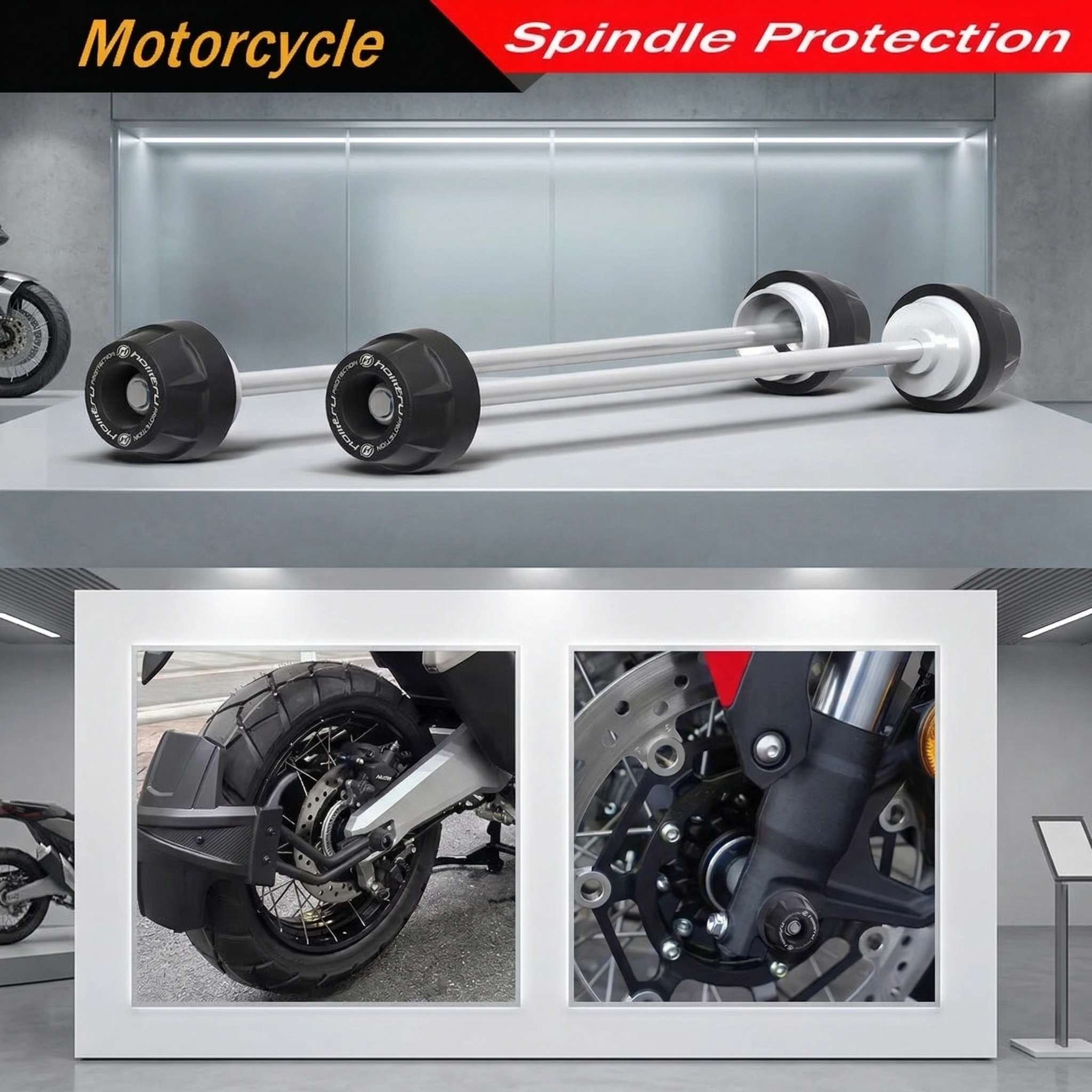 

For Honda X-ADV 750 2019-2025 Wheel Spindle Protection Axle Cover Set Durable Motorcycle Performance Accessory