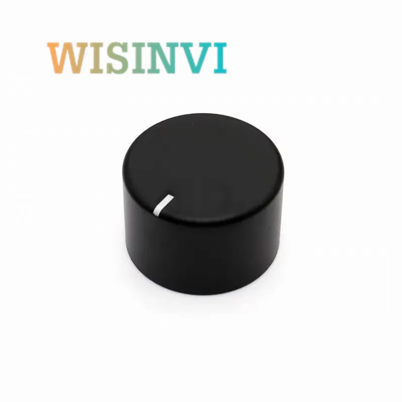 2PCS 25X16mm Aluminum Alloy Knob Potentiometer Knob HIFI Amplifier Volume Knob Cap Circular Hole 6MM Side Screw Fixation