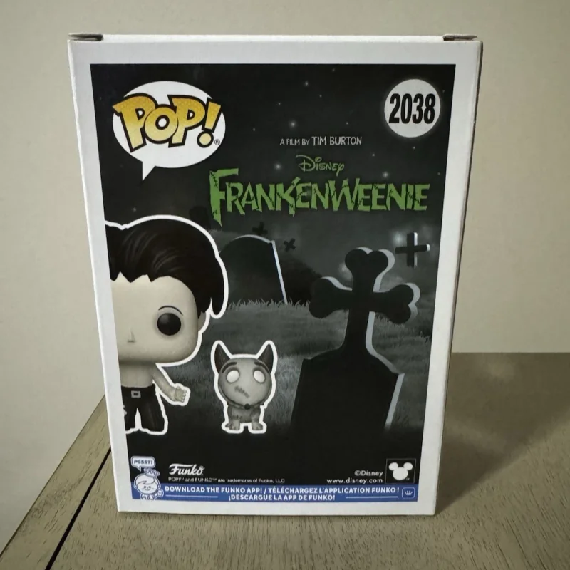 FUNKO POP Frankenweenie de Tim Burton, Victor y Sparky # Figura Coleccionable de Vinilo 2038, Decoración de Escritorio, Regalo para Fanáticos de Películas