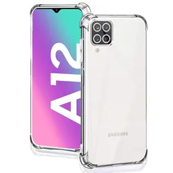 For Samsung Galaxy A12 Case Silicon Soft Shockproof Transparent Cover For Samsung A12 Clear Cases For Samsung A12 Fundas Coque