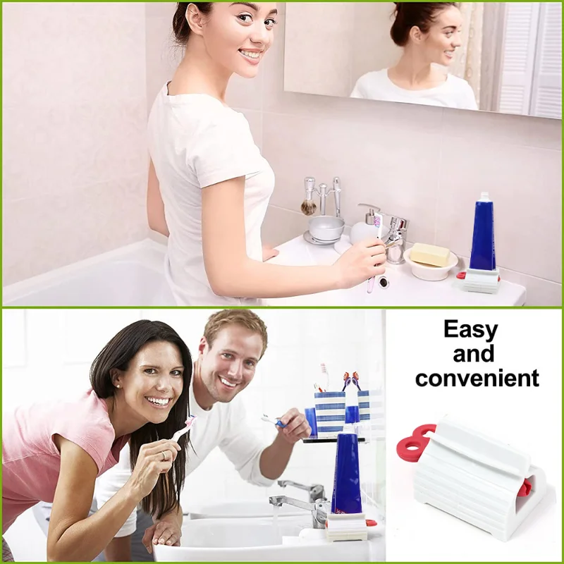 3/1pcs Toothpaste Squeezer Portable Manual Squeeze Tools Toothpaste Tube Facial Cleanser Dispenser Holder Bathroom Accessories